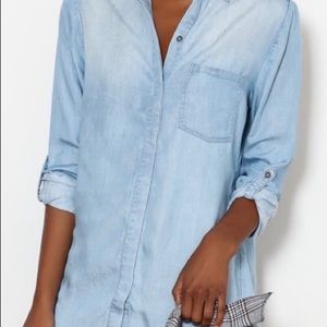 Chambray denim shirt